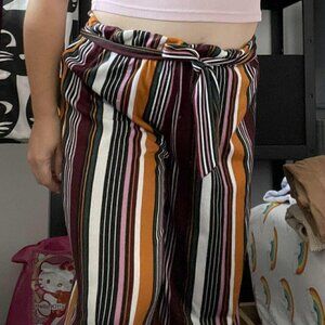 Striped colorful pants